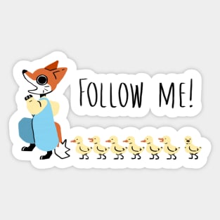 Follow me! Sticker